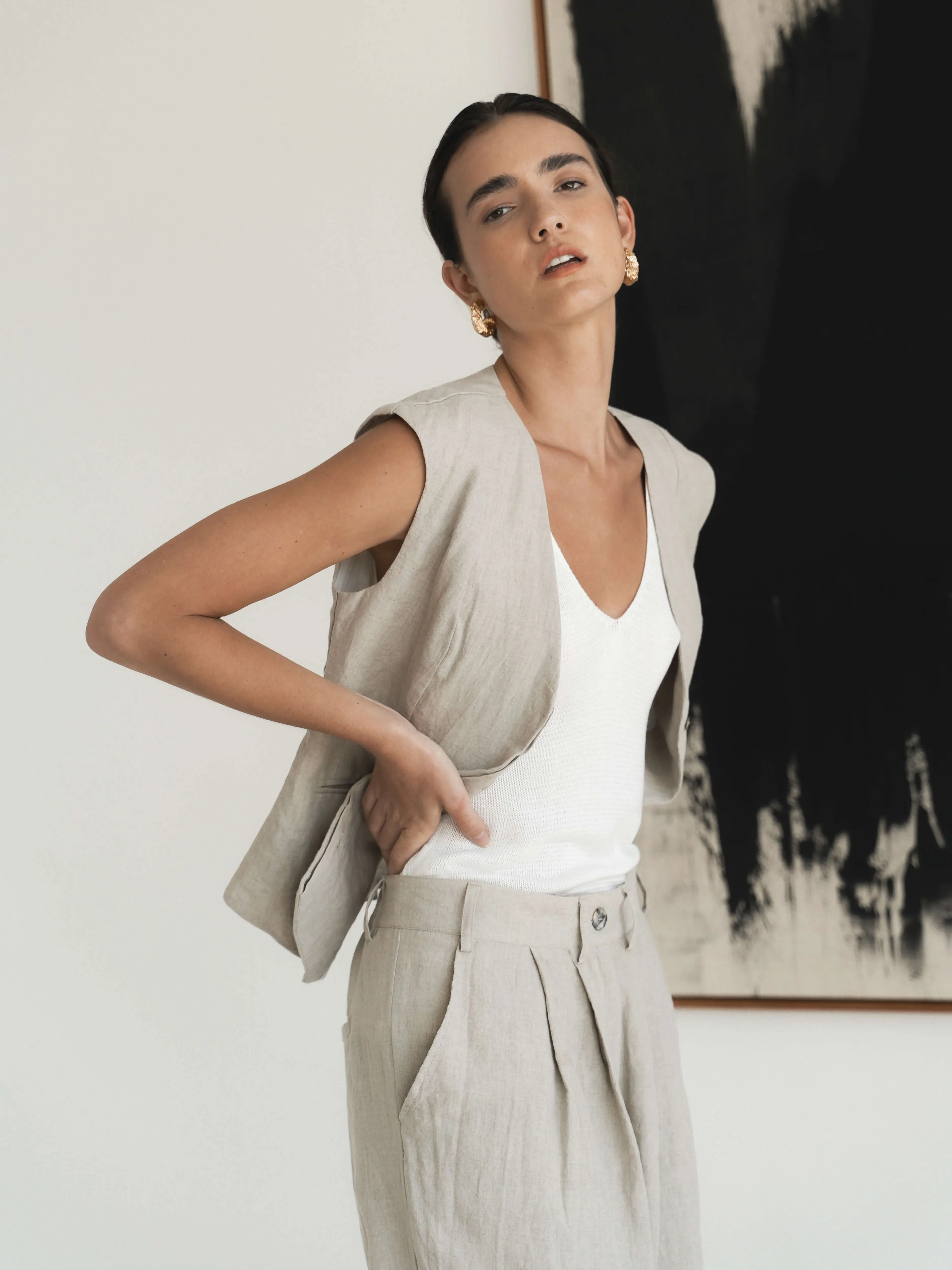 02 Gesine Linen Vest