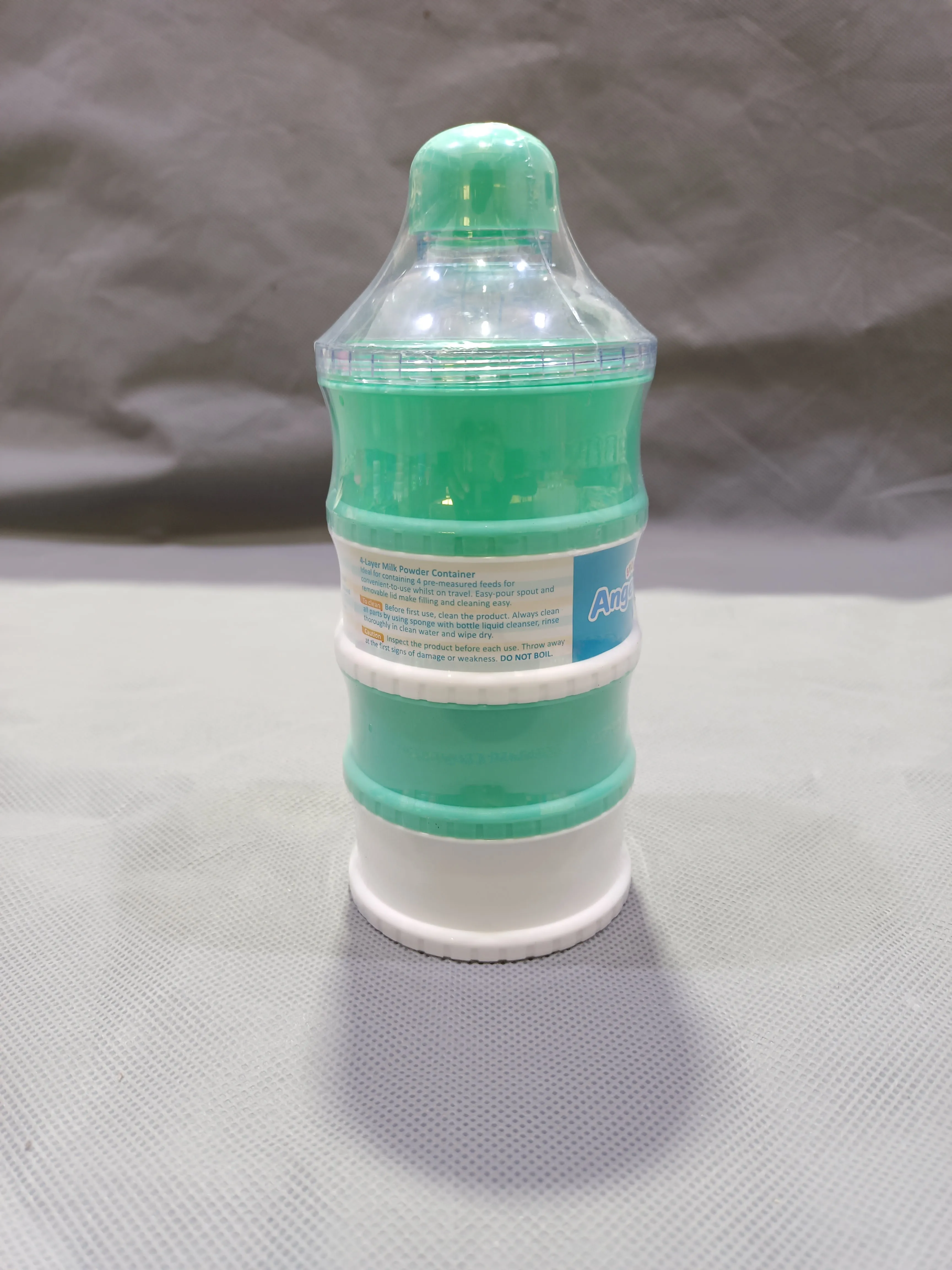 4 Layer Milk Powder Container In Green Color