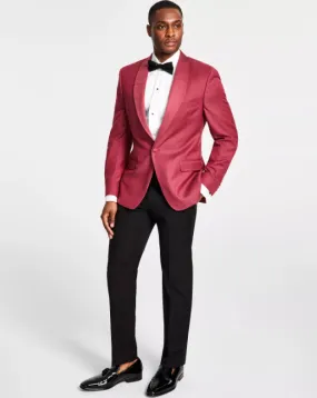 Alfani Men's Slim Fit Tuxedo Sport Coat Blazer Dusty Rose Red 40R