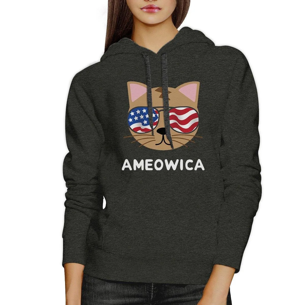 AMEOWICA Patriotic Cat Hoodie