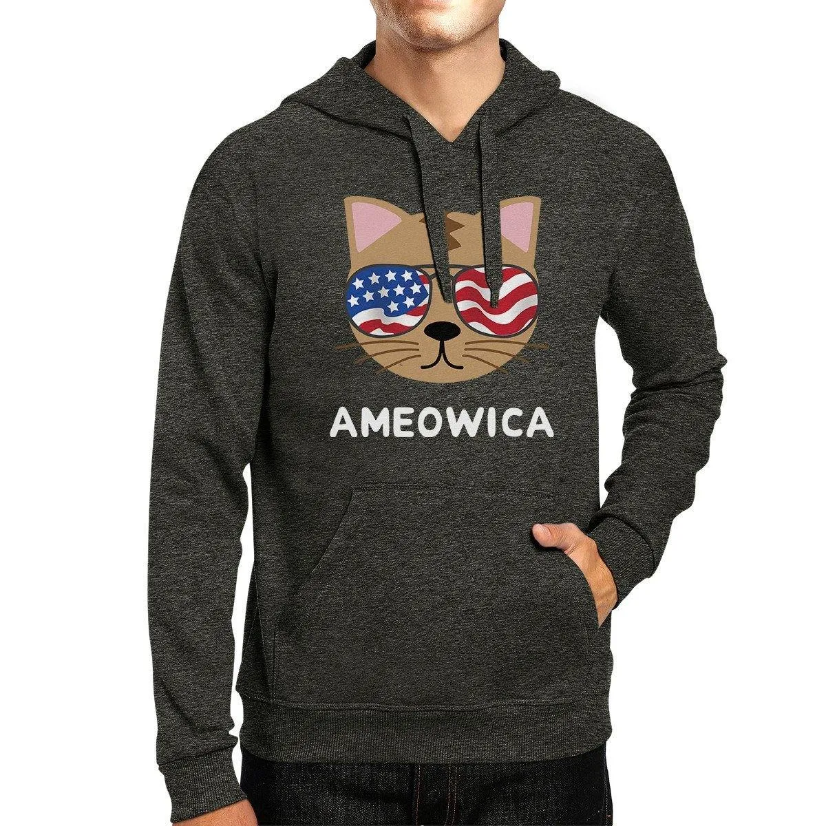 AMEOWICA Patriotic Cat Hoodie