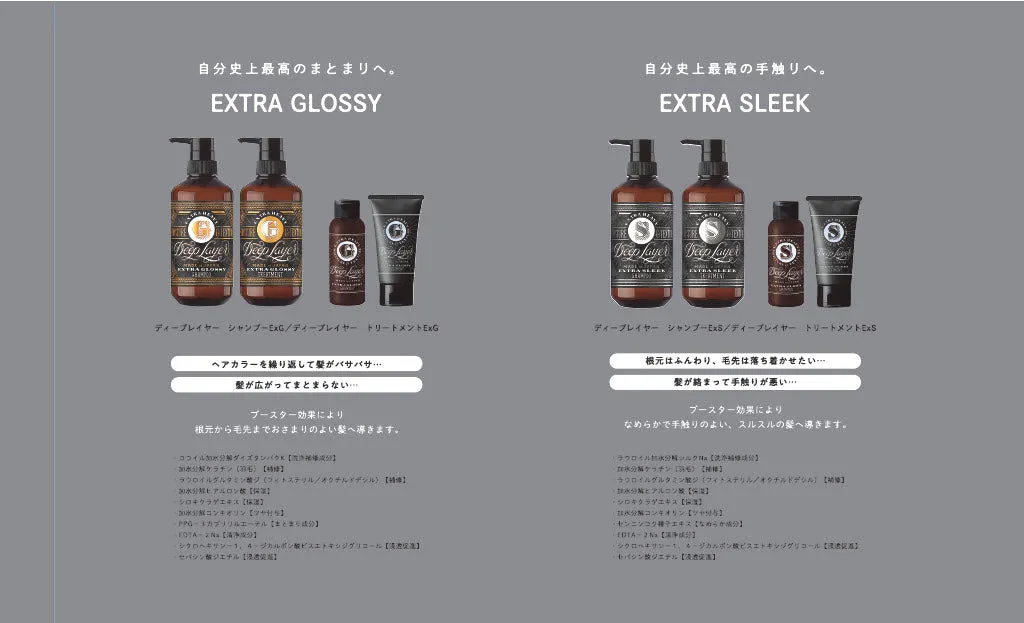 b-ex(MOLTOBENE) deep layer shampoo ExS (10ml) and treatment ExS (10g)