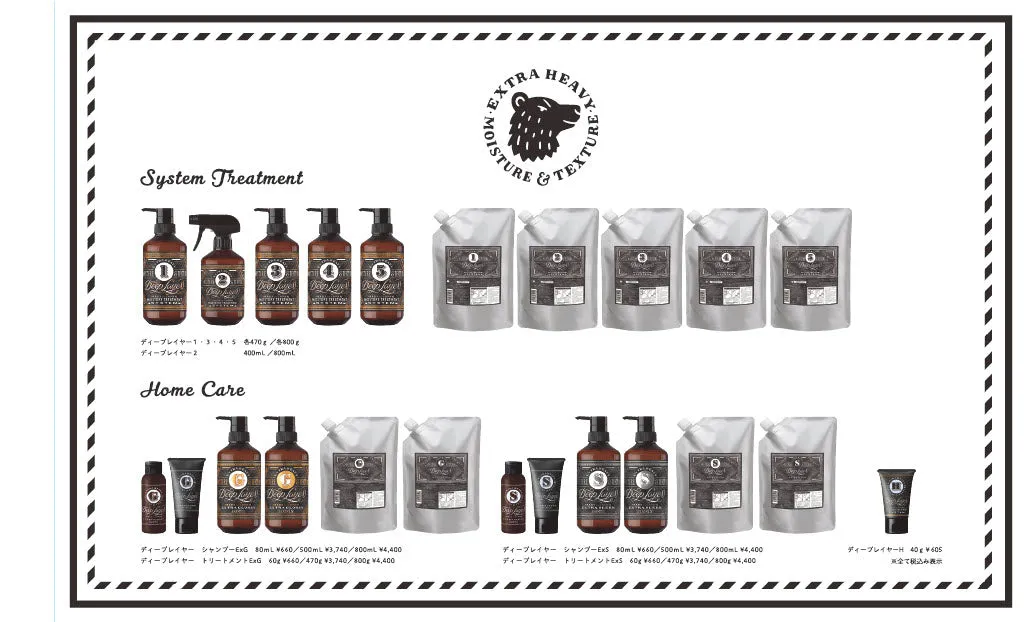 b-ex(MOLTOBENE) deep layer shampoo ExS (10ml) and treatment ExS (10g)