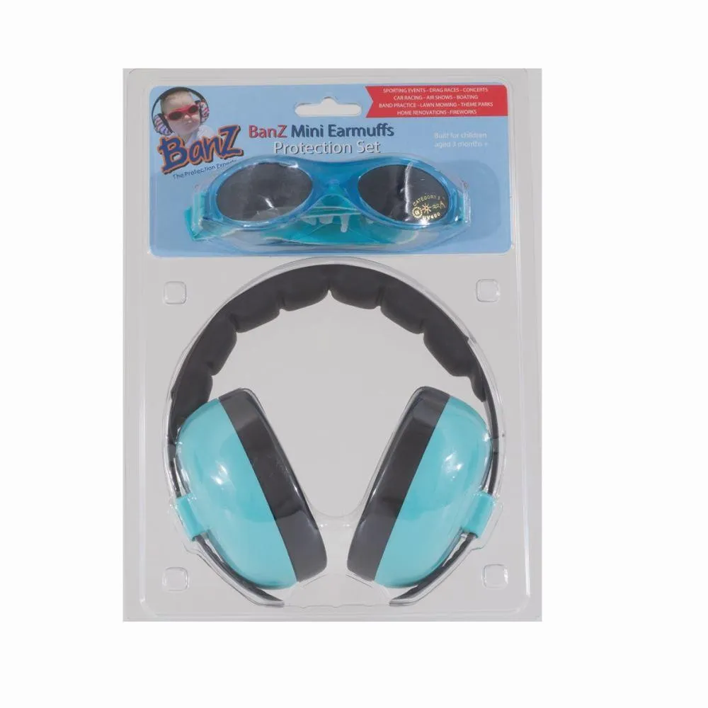 Banz Mini Earmuffs & Sunglasses Combo