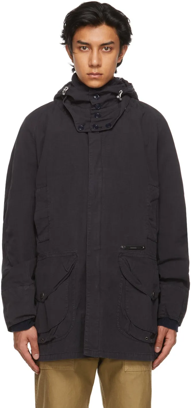 Barbour Navy Overdyed Beaufort Casual Coat