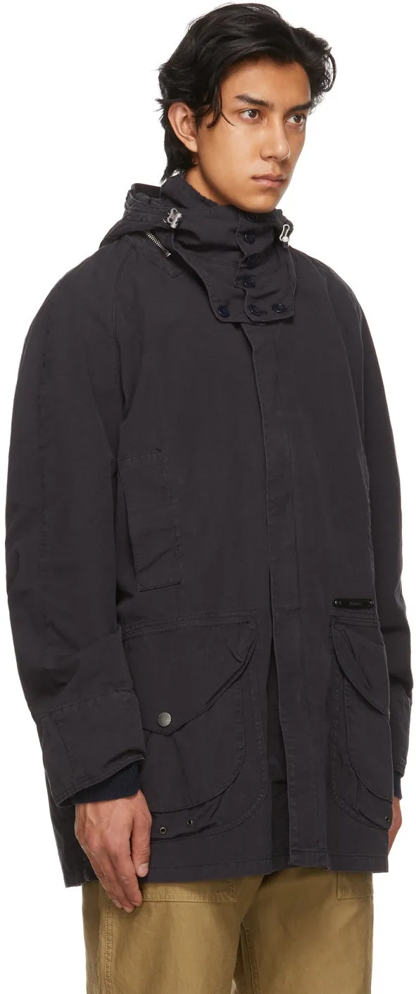 Barbour Navy Overdyed Beaufort Casual Coat