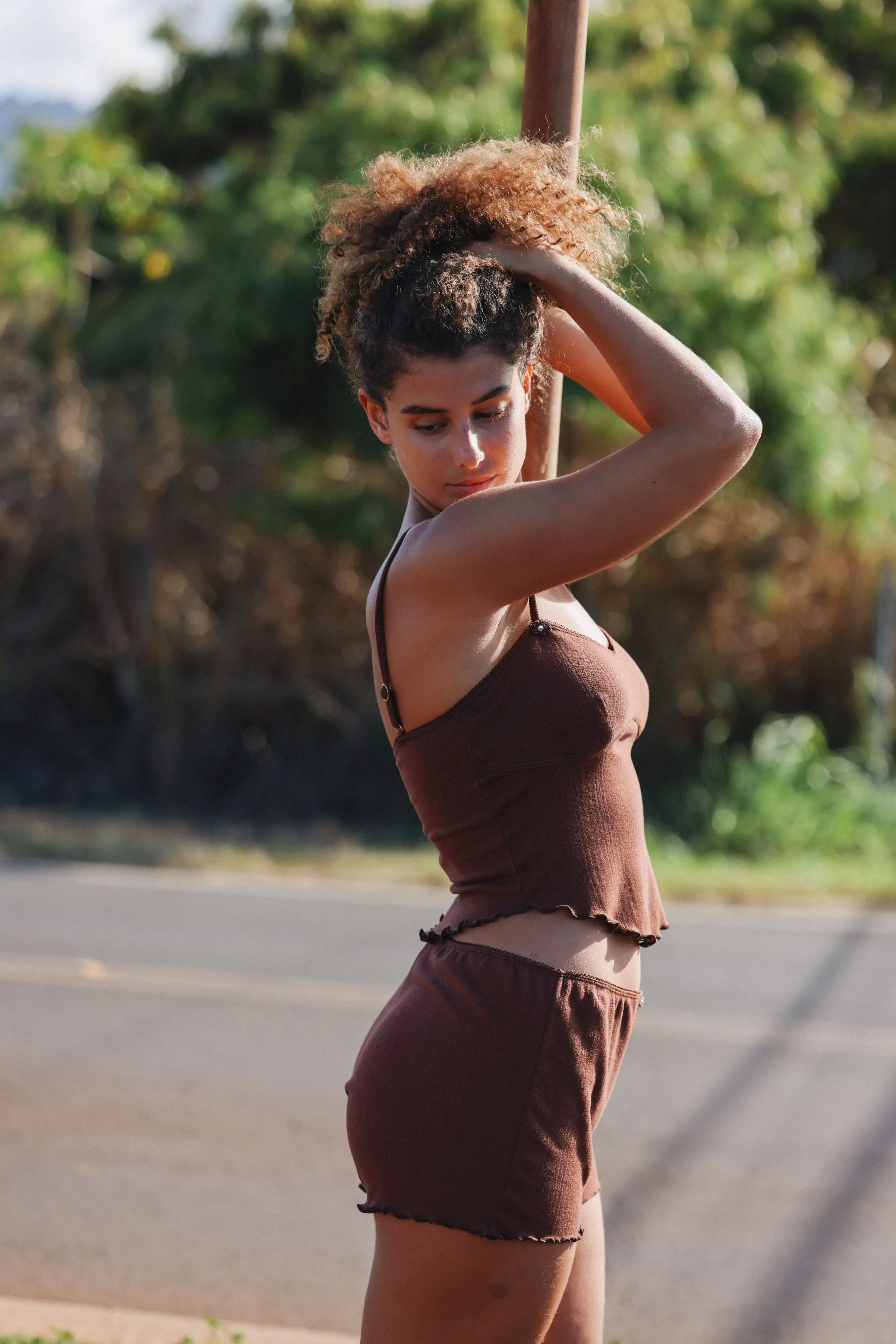 Daybreak Kūlolo Eco Pointelle Knit Cami