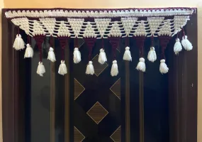 Decorative Crochet Woolen Toran for Door Hanging Made of Wool Length 36Inch /Diwali Decoration/Bandhanwar for Entrance Torans for Main Door/Wall Hanging