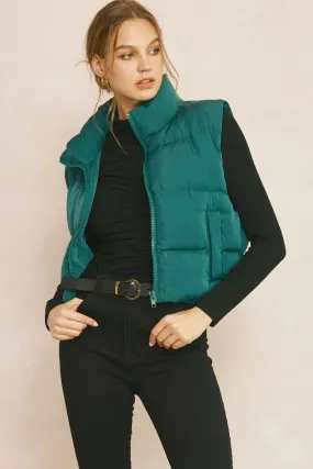 Double Down Vest - Green