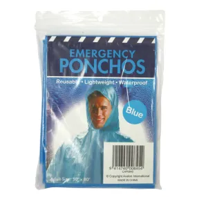 Emergency Poncho Blue