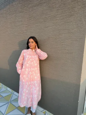 Falak Cotton Pink Kurta