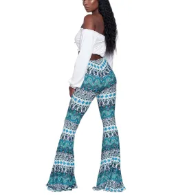 Flare High Waist Loose Stretch Pants