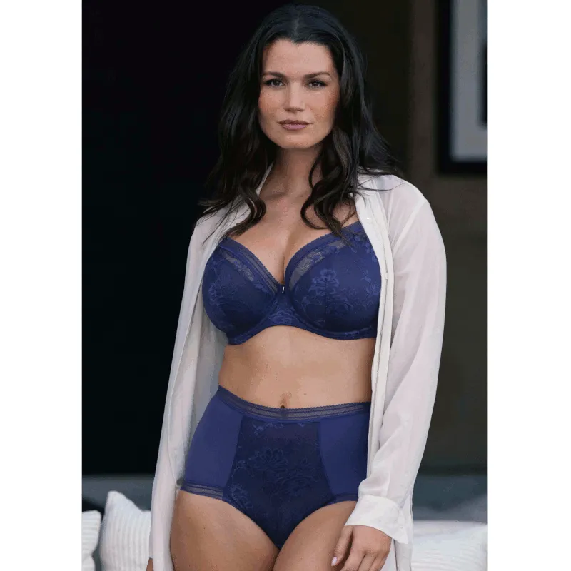 Fusion Lace Full Cup Side Support Bra French Navy Blue - Fantasie