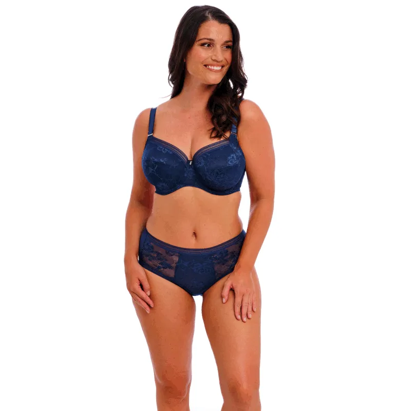 Fusion Lace Full Cup Side Support Bra French Navy Blue - Fantasie
