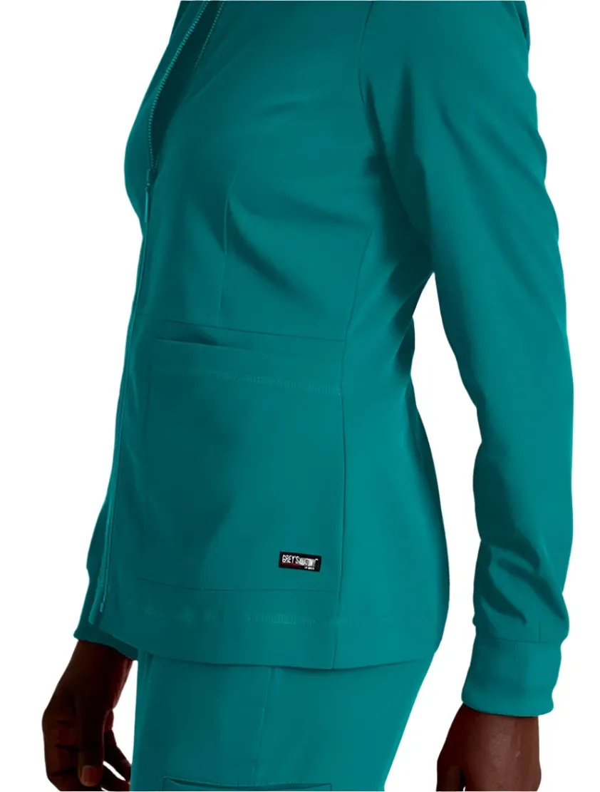 Grey's Anatomy Stretch™ by Barco  Millie 3-Pocket Crewneck Scrub Jacket
