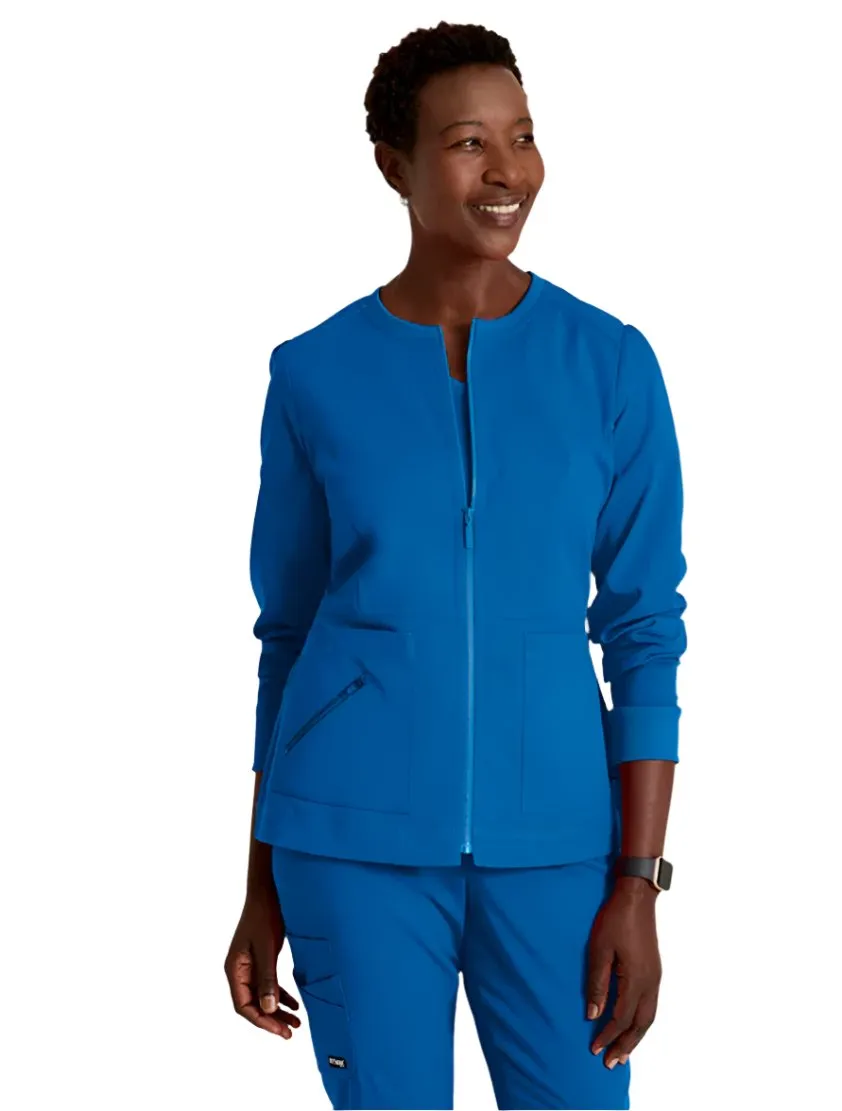 Grey's Anatomy Stretch™ by Barco  Millie 3-Pocket Crewneck Scrub Jacket