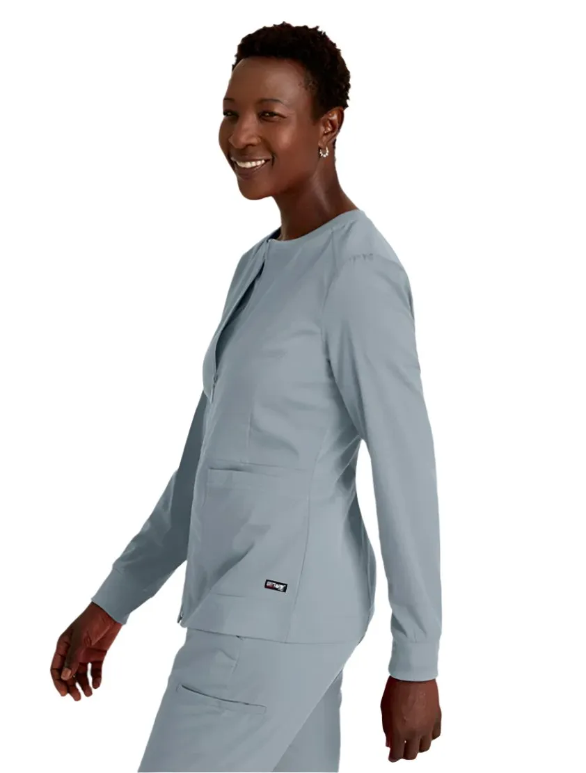 Grey's Anatomy Stretch™ by Barco  Millie 3-Pocket Crewneck Scrub Jacket