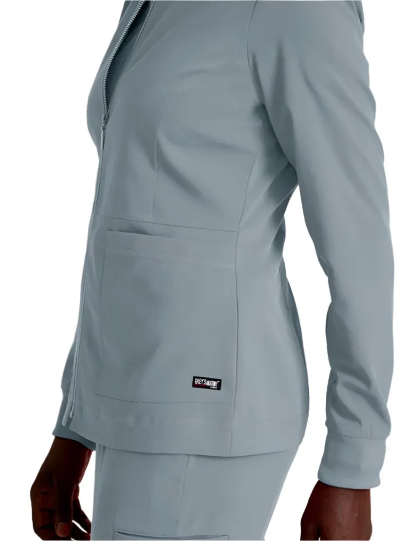 Grey's Anatomy Stretch™ by Barco  Millie 3-Pocket Crewneck Scrub Jacket