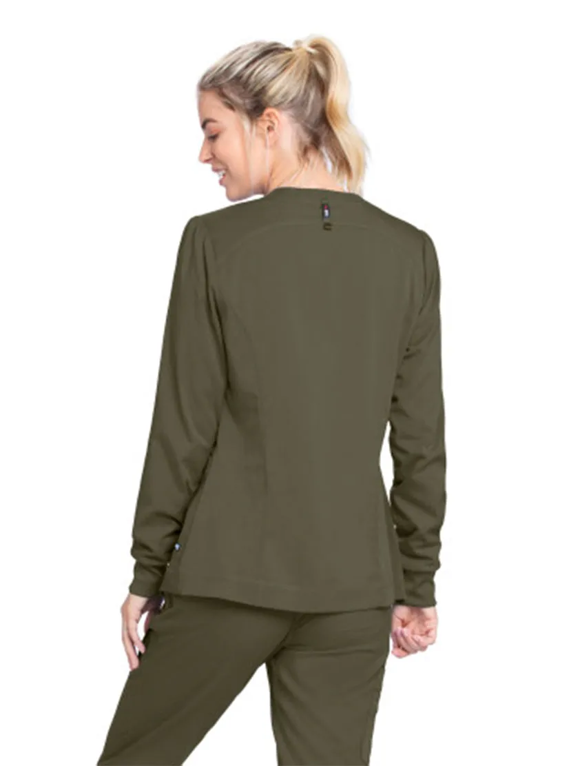 Grey's Anatomy Stretch™ by Barco  Millie 3-Pocket Crewneck Scrub Jacket