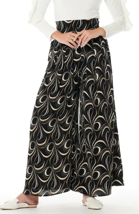 High Waist Fold Pleated Pants