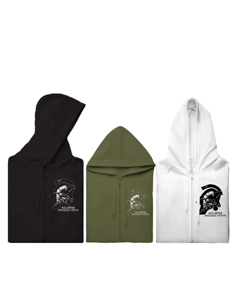 KOJIMA PRODUCTIONS Logo Zip Hoodie