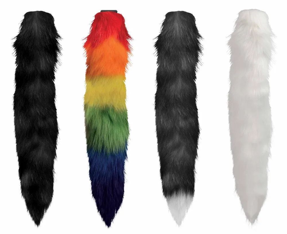 Large Anal Plug with Interchangeable Fox Tail