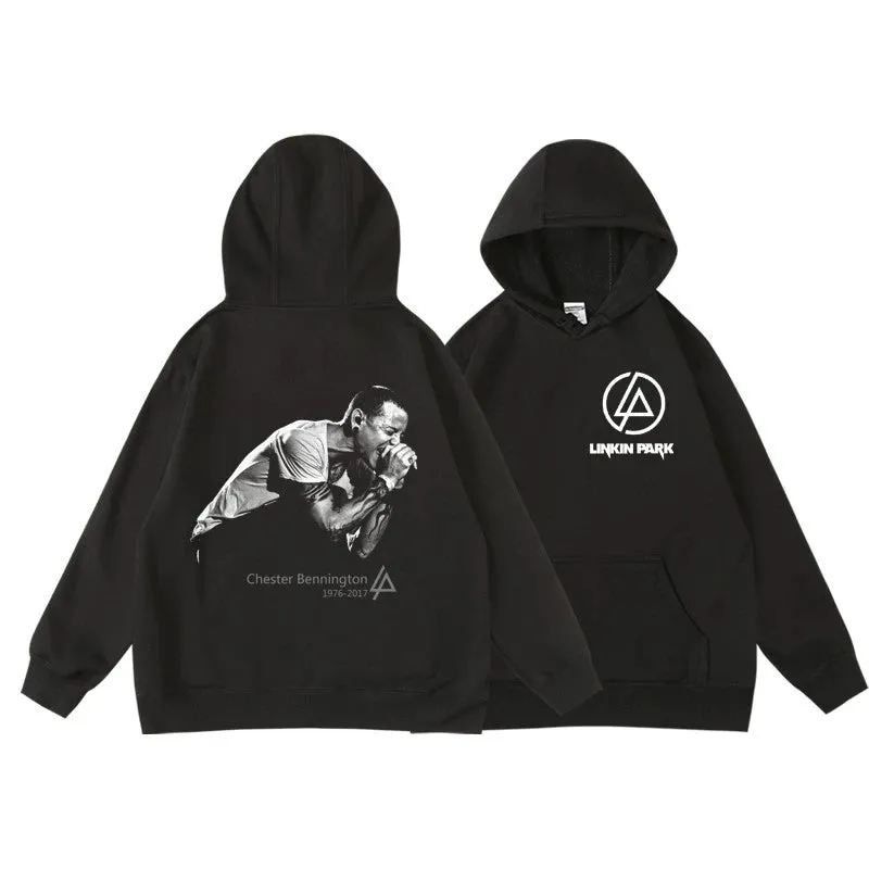 Linkin Park Hooded Pullover – Fall & Winter Rock Band Hoodie | Unisex Pullover Hoodie