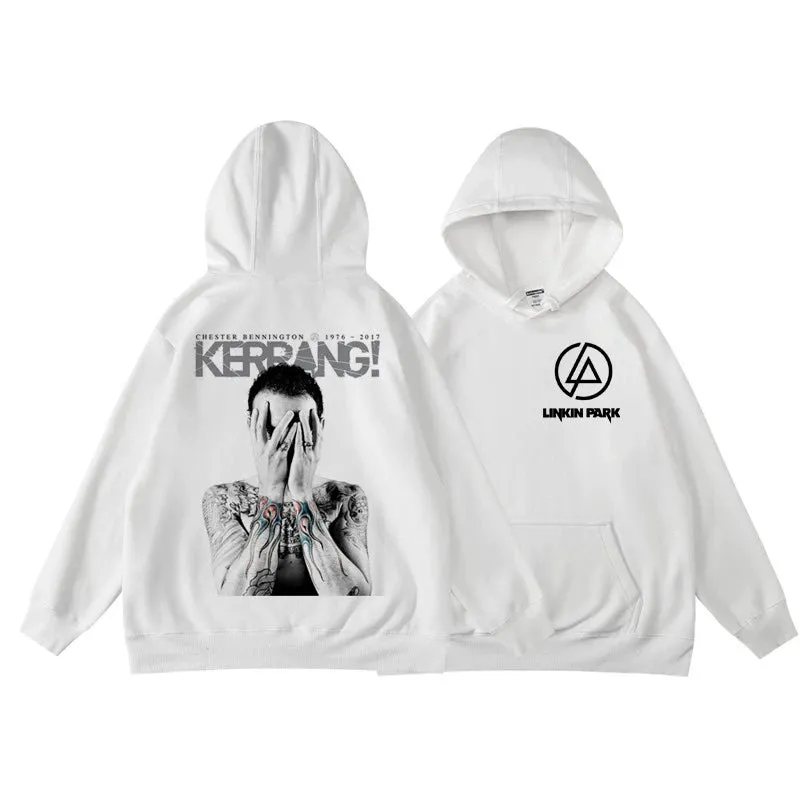Linkin Park Hooded Pullover – Fall & Winter Rock Band Hoodie | Unisex Pullover Hoodie