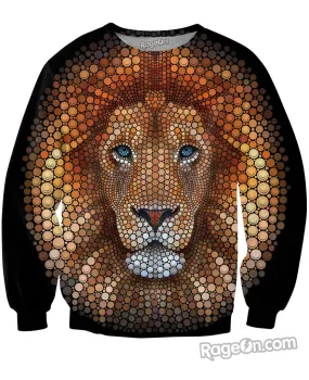 Lion Face Crewneck Sweatshirt