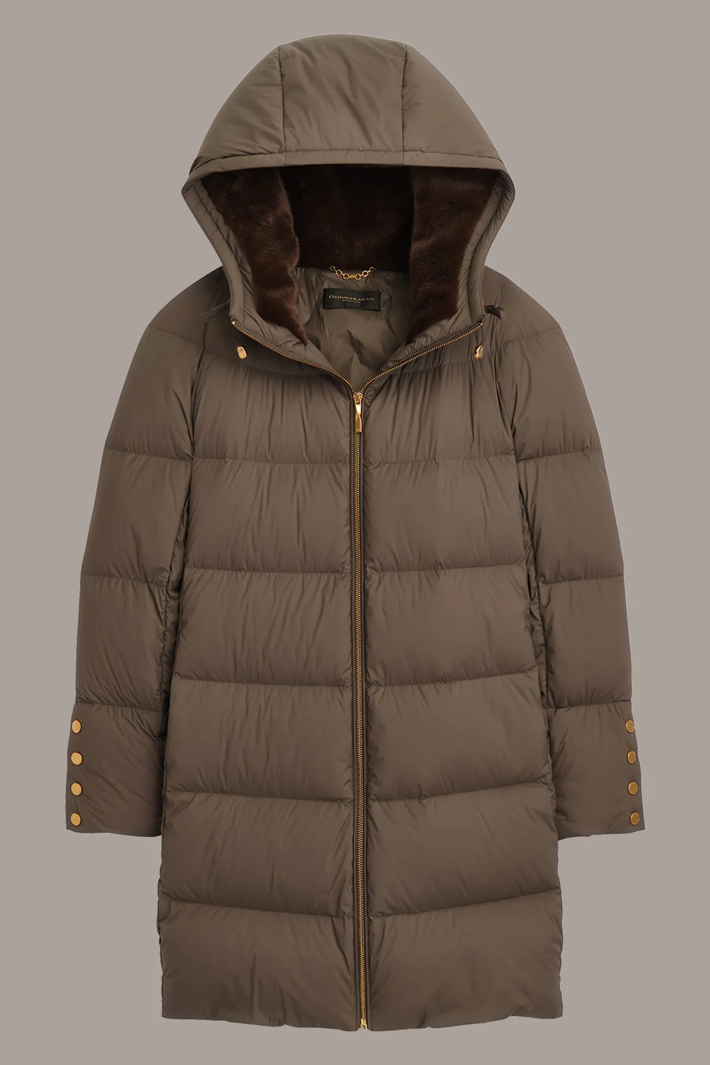 Long Hooded Down Filled Puffer Coat