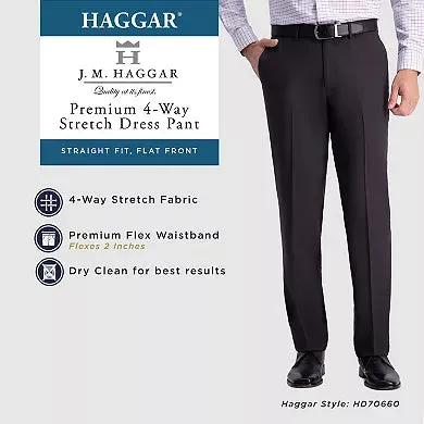 Men’s J.M. Haggar Premium Flex-Waist Pants, Size: 30 X 32