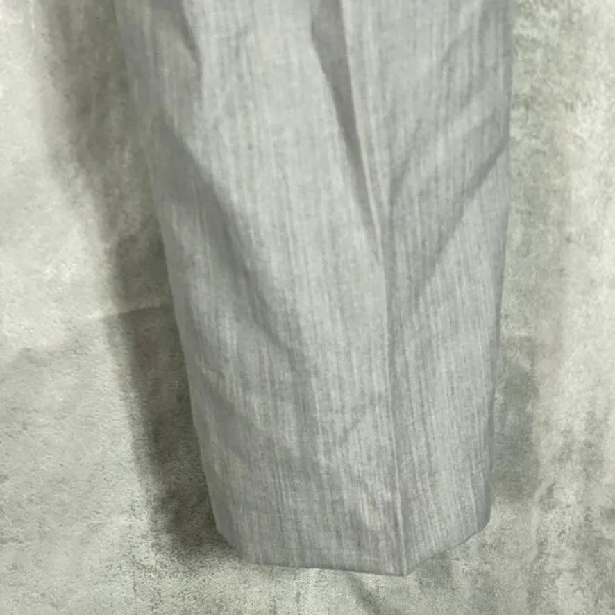ORIGINAL PENGUIN Men's Light Grey Sharkskin Flat Front Dress Pants SZ 38