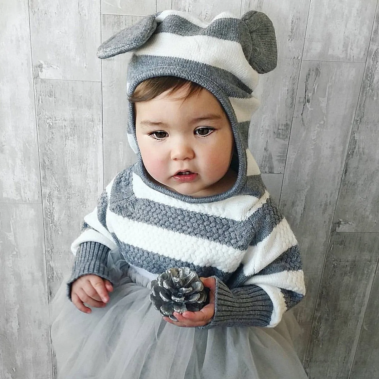 Panda poncho sweater