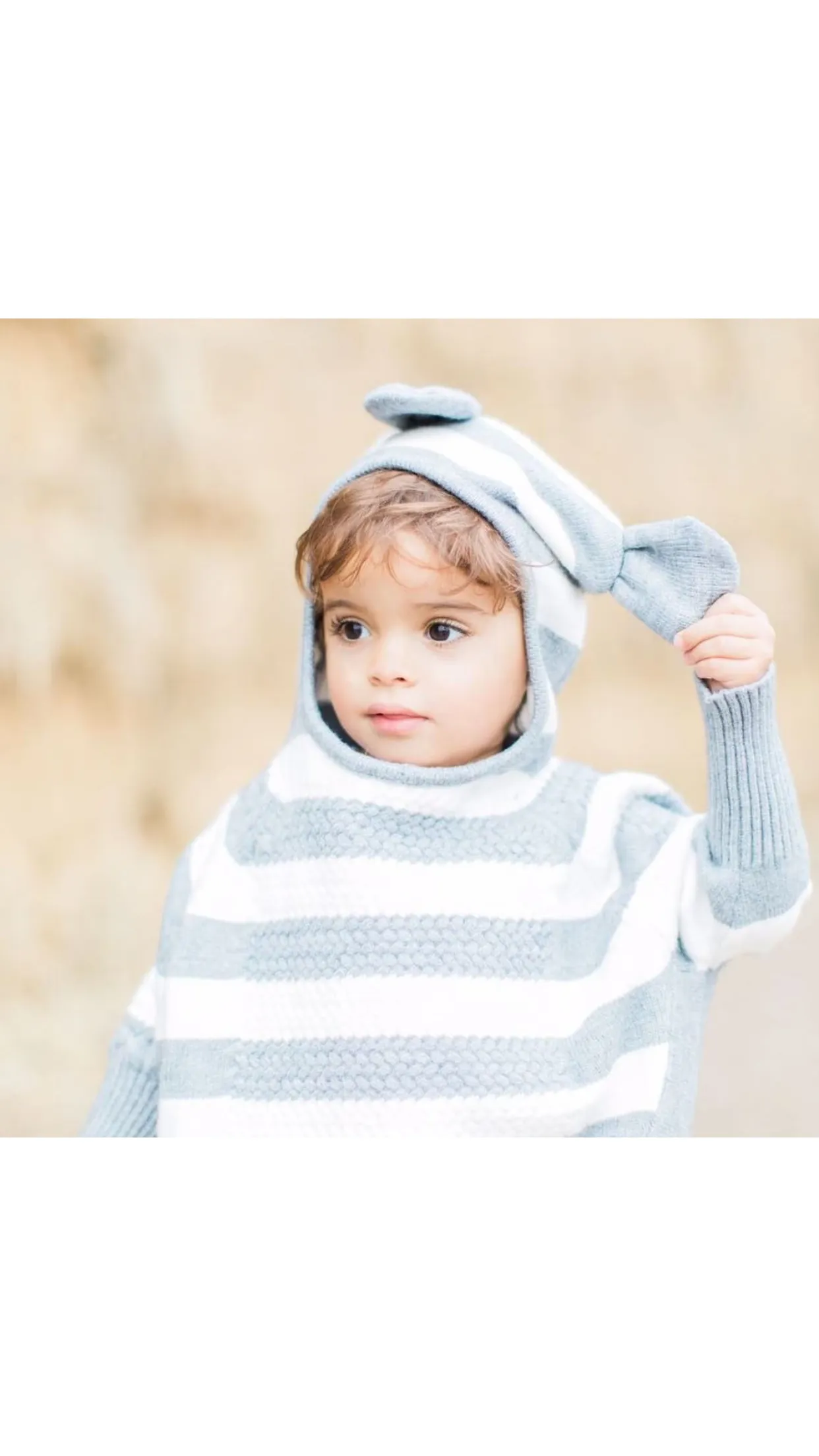 Panda poncho sweater