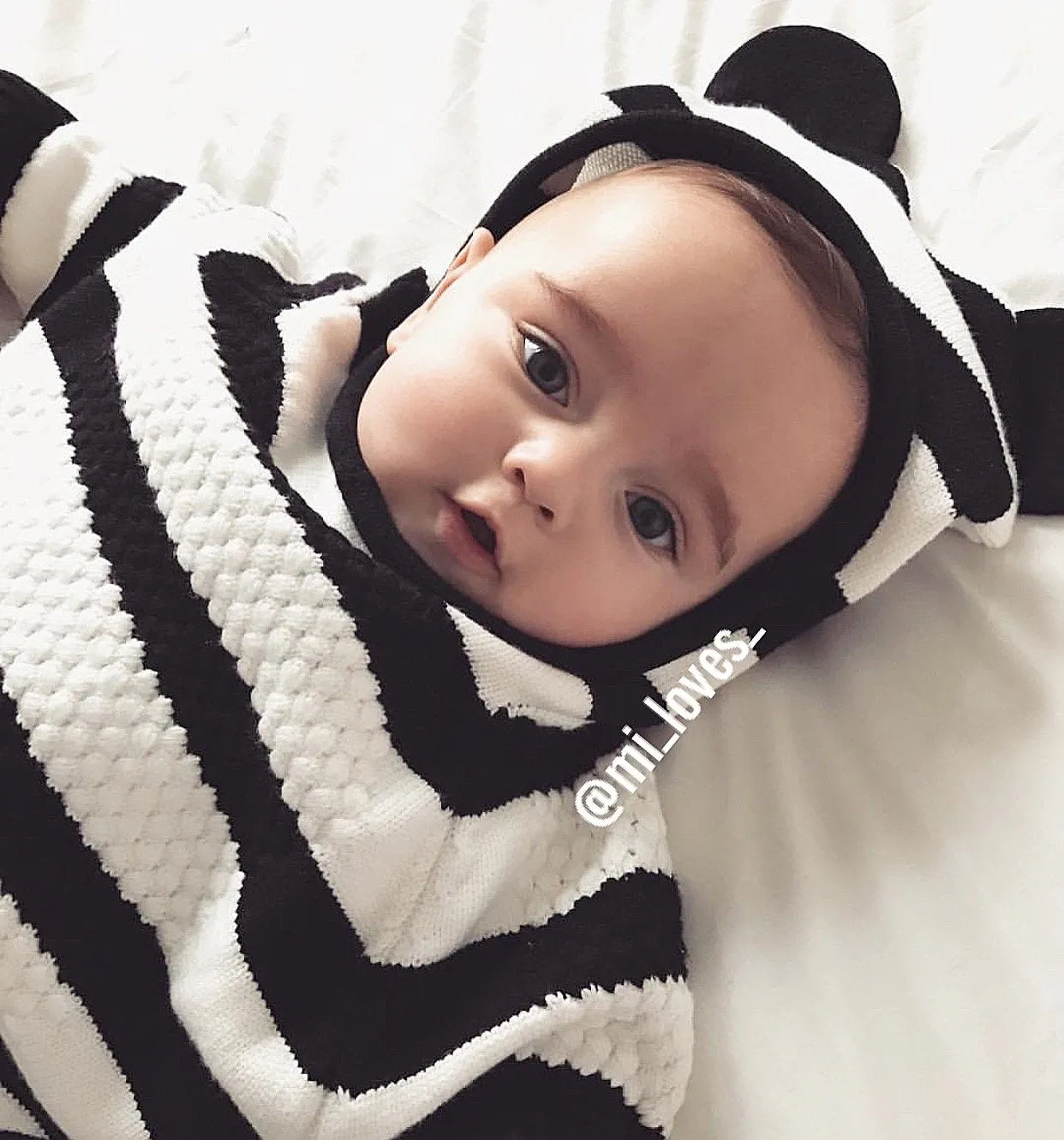 Panda poncho sweater