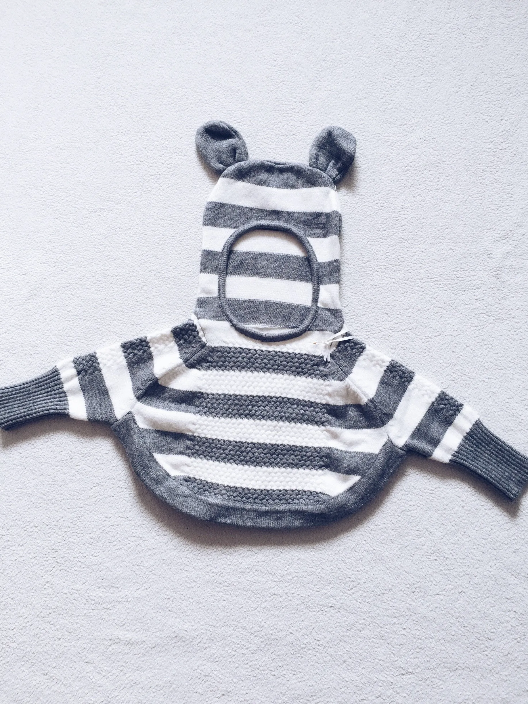 Panda poncho sweater