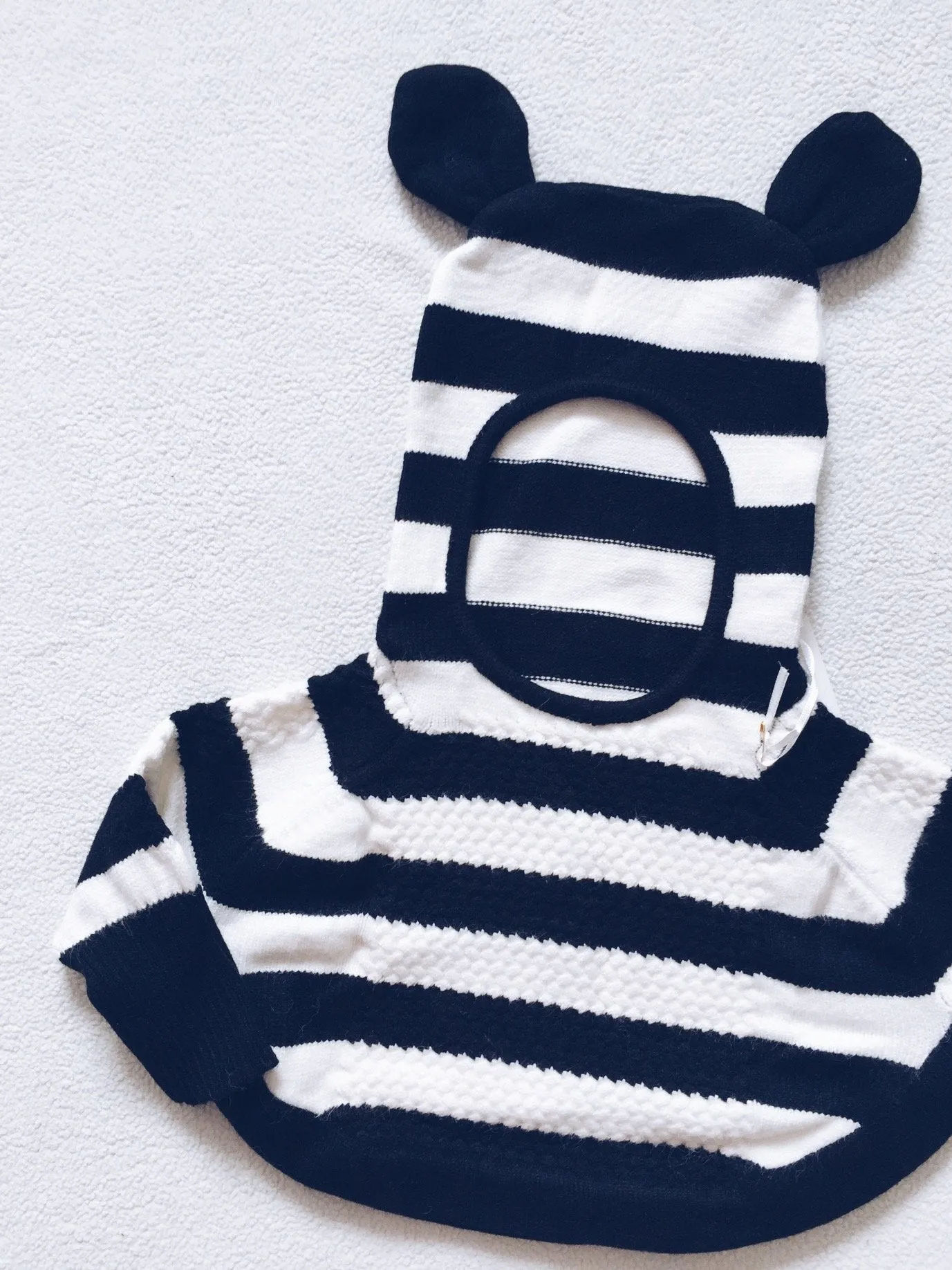 Panda poncho sweater