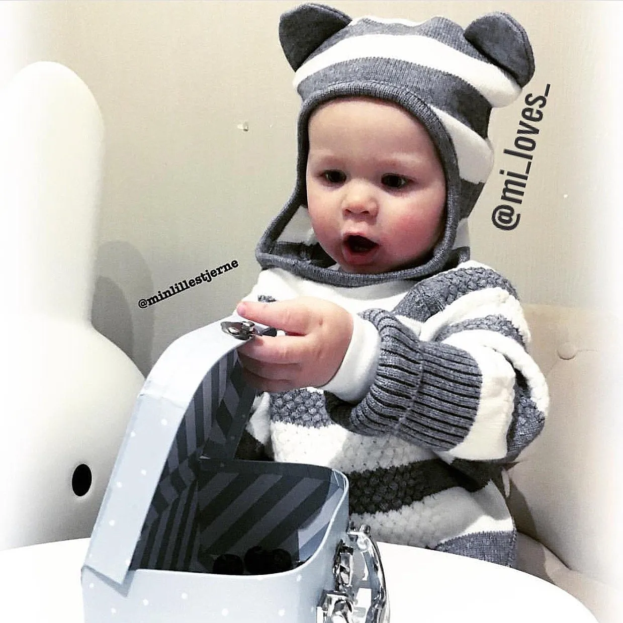 Panda poncho sweater