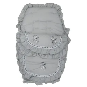 Plain Frilly Foot Muff