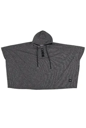 Poncho capuche large gris 1902C