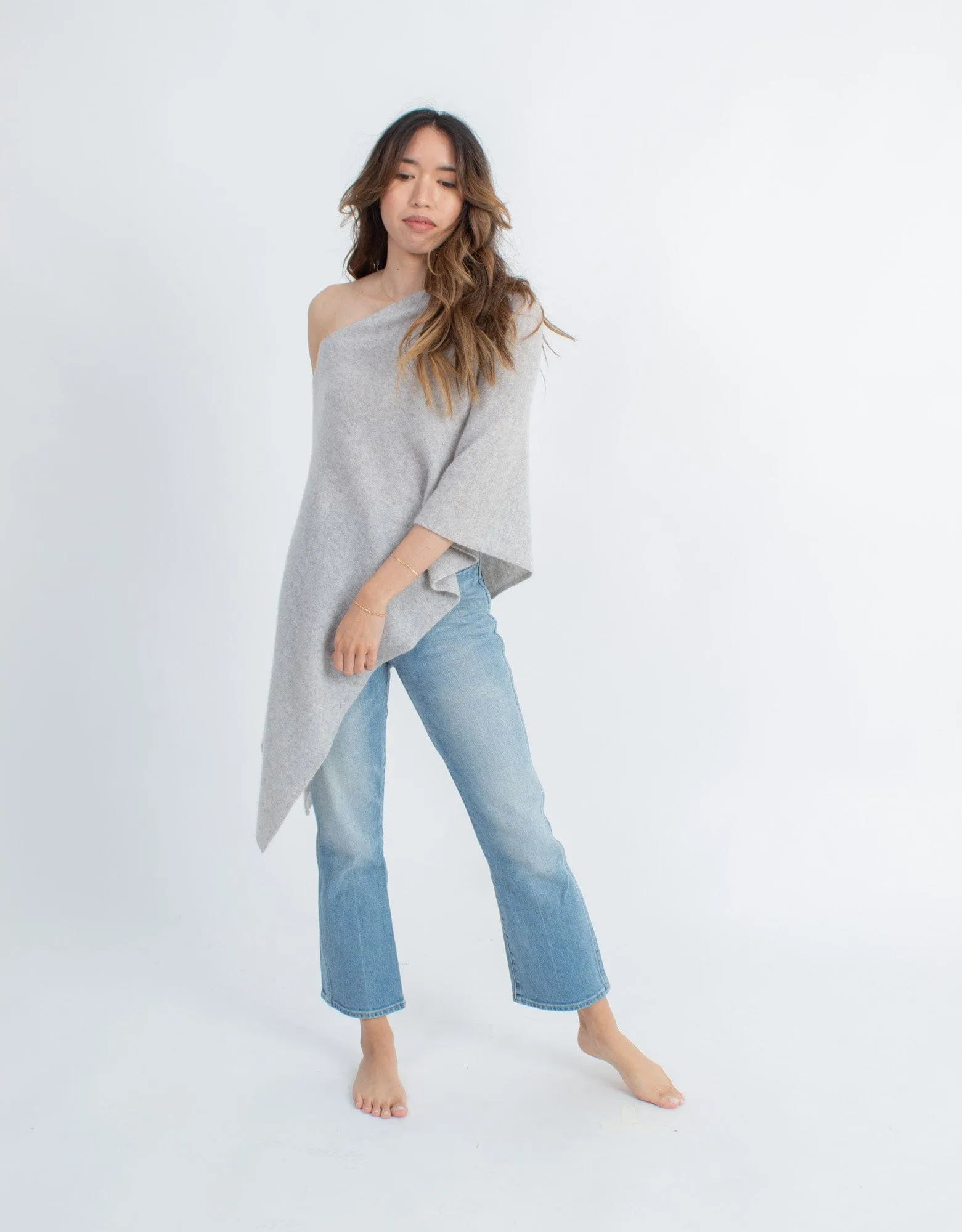 "Cashmere Ruana" Poncho