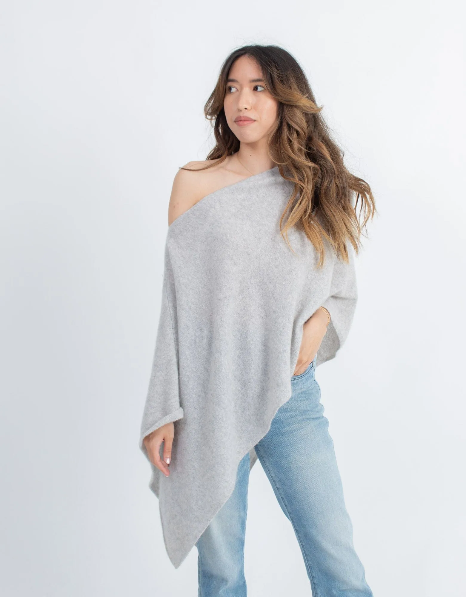 "Cashmere Ruana" Poncho