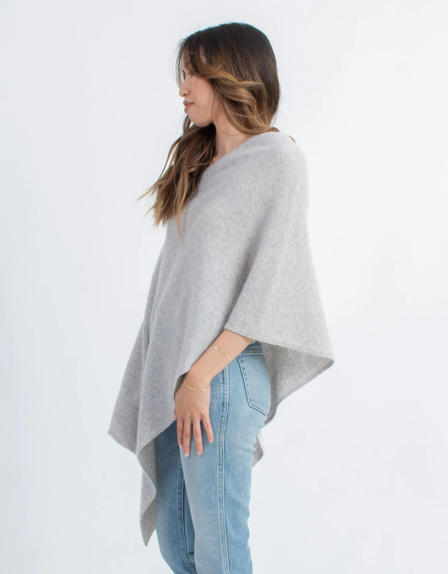 "Cashmere Ruana" Poncho