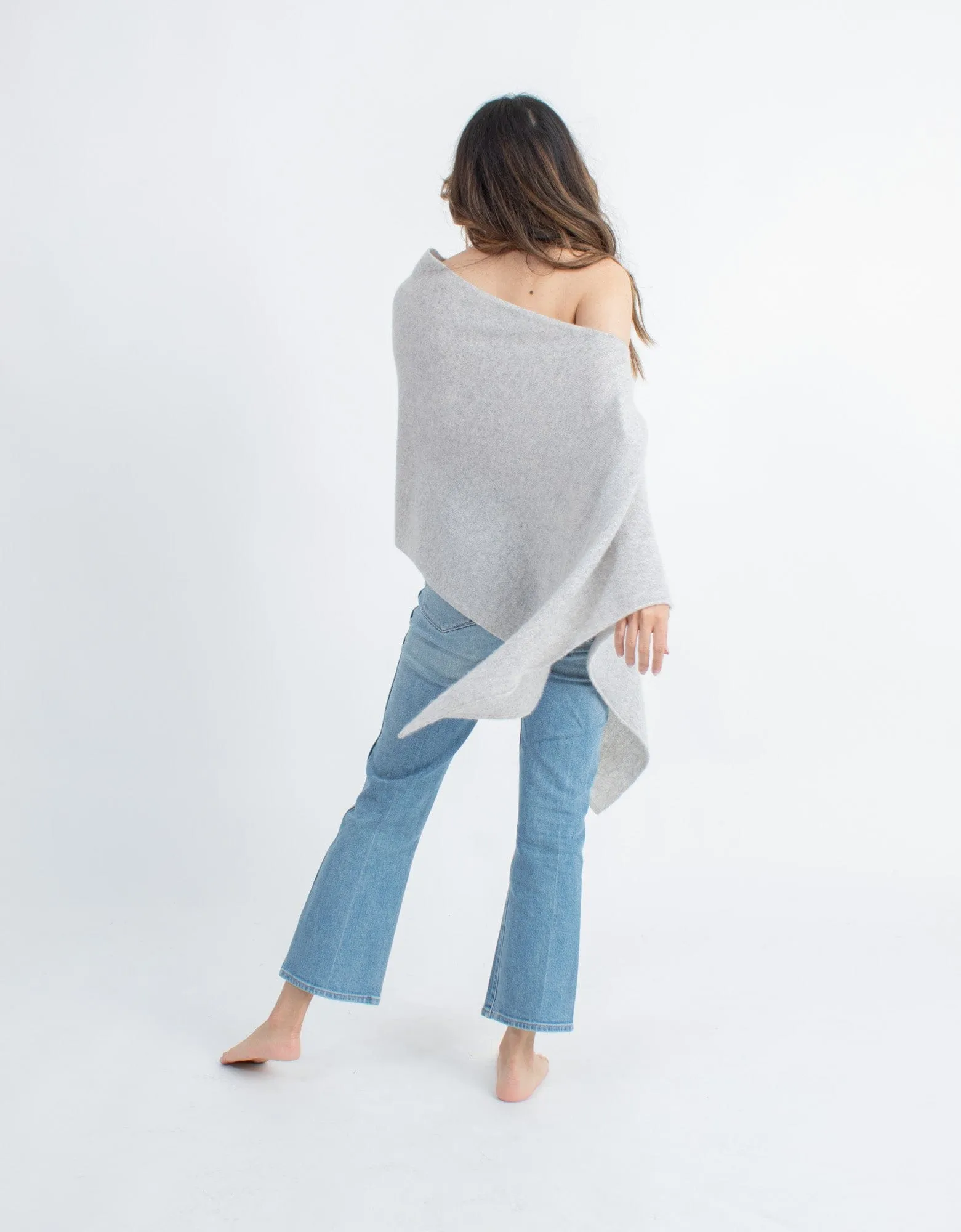 "Cashmere Ruana" Poncho
