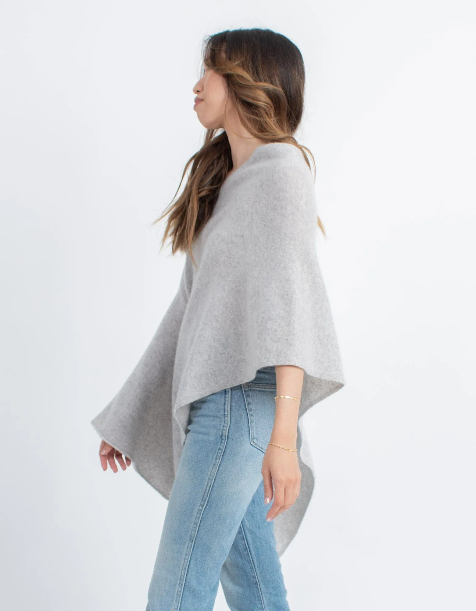 "Cashmere Ruana" Poncho