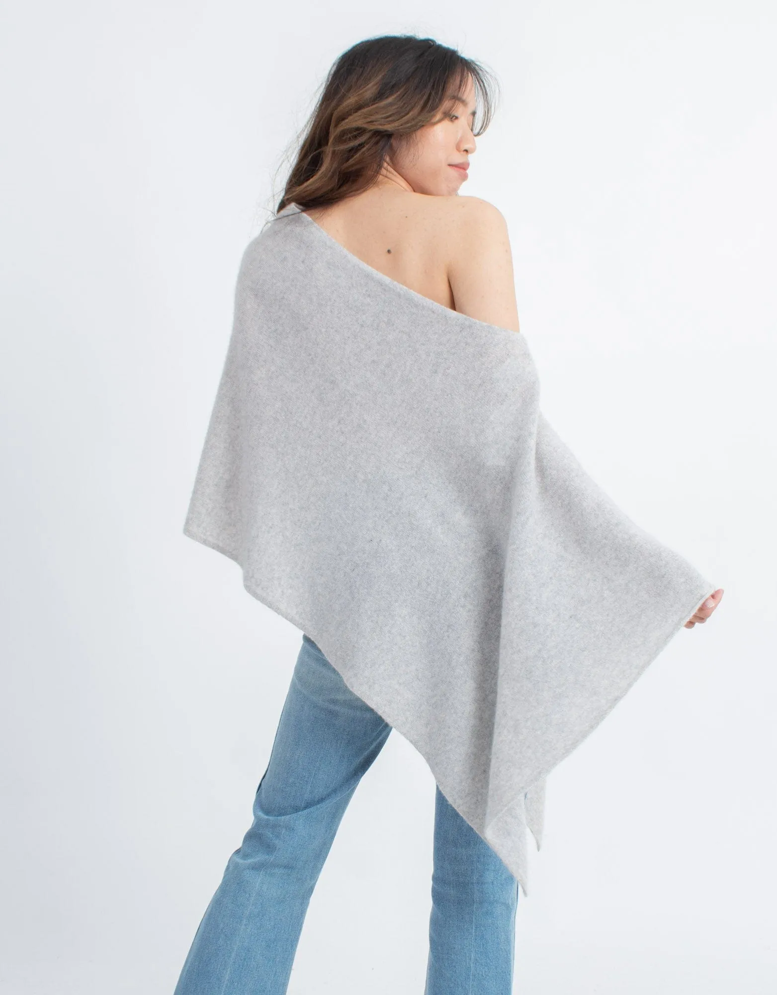 "Cashmere Ruana" Poncho