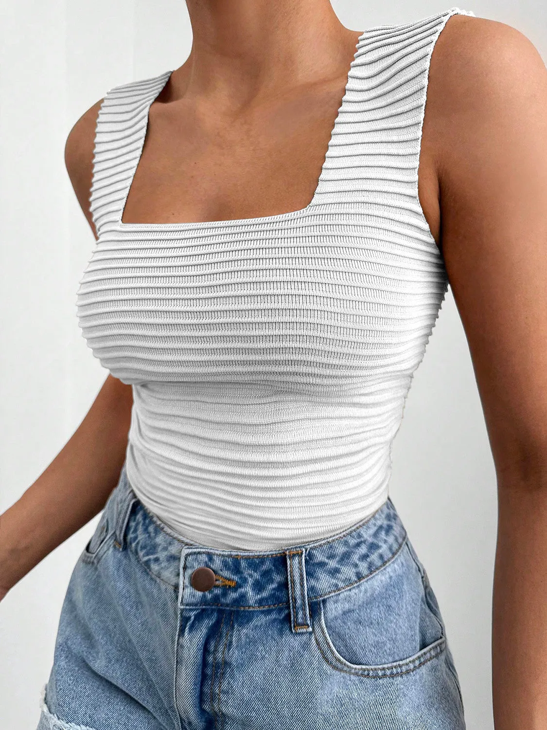 "Zara's" Wide Strap Tank