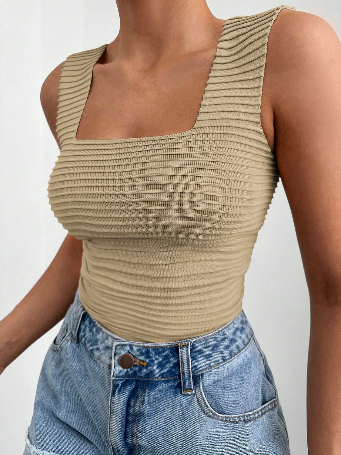 "Zara's" Wide Strap Tank