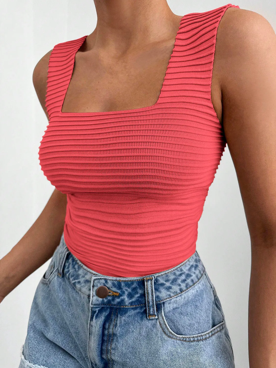 "Zara's" Wide Strap Tank