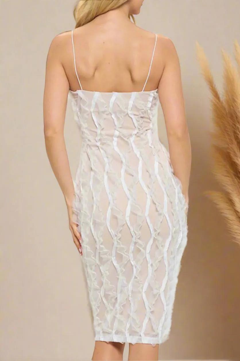 Ruffle Midi Dress
